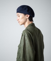 RACAL（ラカル）の「Single Cotton Knit Spring Beret / 1枚仕立てコットンニットスプリングベレー（ハンチング/ベレー帽）」