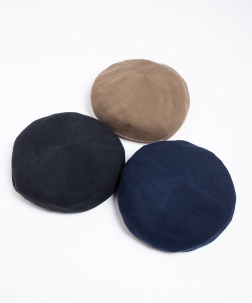 RACAL（ラカル）の「Single Cotton Knit Spring Beret / 1枚仕立てコットンニットスプリングベレー（ハンチング/ベレー帽・メンズ・モカ/ネイビー/ブラック・FREE）」の5枚目の写真