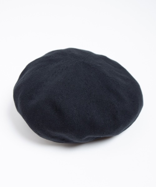 RACAL（ラカル）の「Single Cotton Knit Spring Beret / 1枚仕立てコットンニットスプリングベレー（ハンチング/ベレー帽・メンズ・モカ/ネイビー/ブラック・FREE）」の7枚目の写真