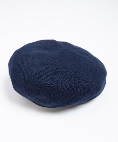 RACAL（ラカル）の「Single Cotton Knit Spring Beret / 1枚仕立てコットンニットスプリングベレー（ハンチング/ベレー帽・メンズ・モカ/ネイビー/ブラック・FREE）」の8枚目の写真
