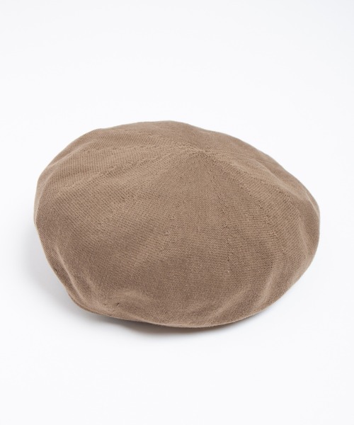 RACAL（ラカル）の「Single Cotton Knit Spring Beret / 1枚仕立てコットンニットスプリングベレー（ハンチング/ベレー帽・メンズ・モカ/ネイビー/ブラック・FREE）」の10枚目の写真