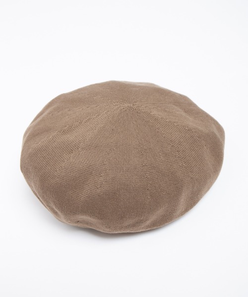 RACAL（ラカル）の「Single Cotton Knit Spring Beret / 1枚仕立てコットンニットスプリングベレー（ハンチング/ベレー帽・メンズ・モカ/ネイビー/ブラック・FREE）」の11枚目の写真