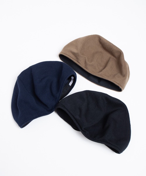 RACAL（ラカル）の「Single Cotton Knit Spring Beret / 1枚仕立てコットンニットスプリングベレー（ハンチング/ベレー帽・メンズ・モカ/ネイビー/ブラック・FREE）」の12枚目の写真