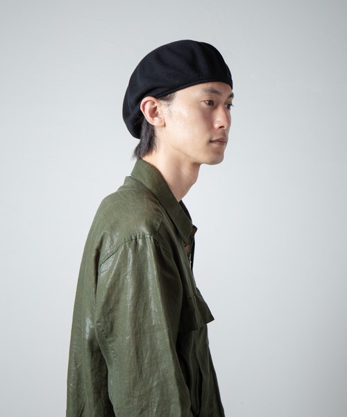 RACAL（ラカル）の「Single Cotton Knit Spring Beret / 1枚仕立てコットンニットスプリングベレー（ハンチング/ベレー帽・メンズ・モカ/ネイビー/ブラック・FREE）」の20枚目の写真