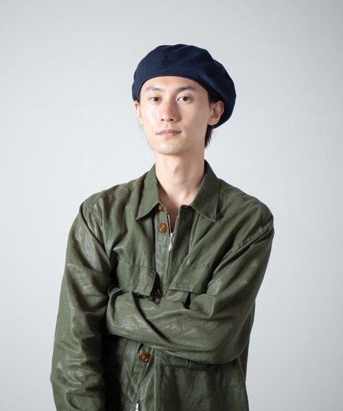 Single Cotton Knit Spring Beret / 1枚仕立てコットンニット