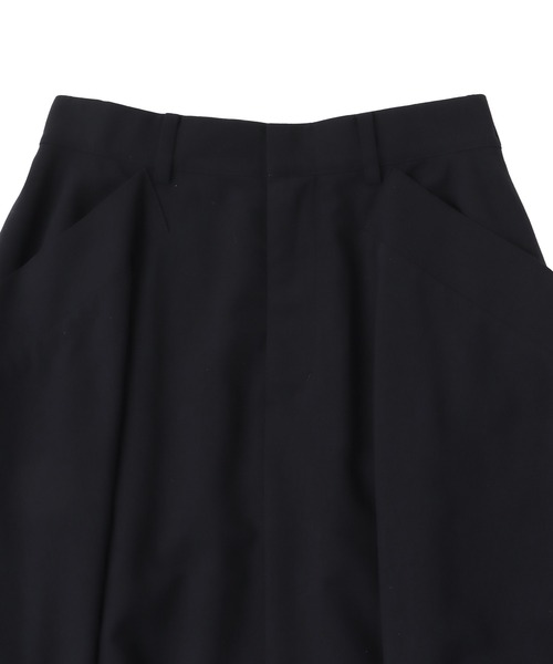 DRESSLAVE(ドレスレイブ)の「sheer irregular hem skirt(シアーイレギュラーヘムスカート)(スカート・レディース・ネイビー・38)」の10枚目の写真