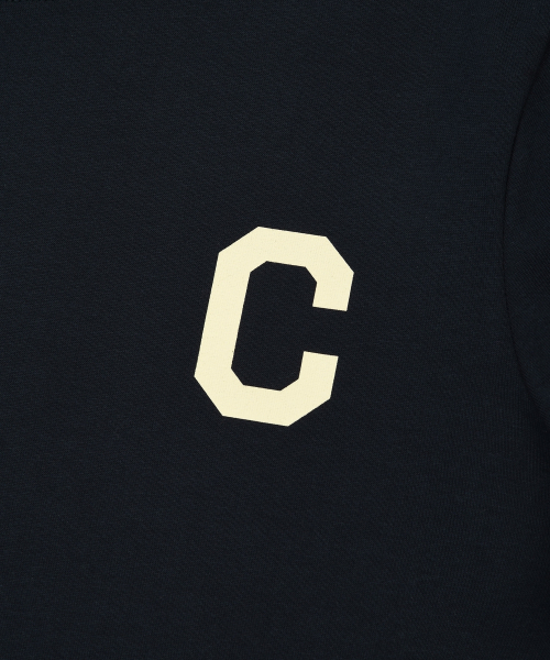COVERNAT（カバーナット）の「ウィメンズクロップクールコットンCロゴTシャツネイビー（Tシャツ/カットソー・レディース・その他・WS/WM）」の4枚目の写真