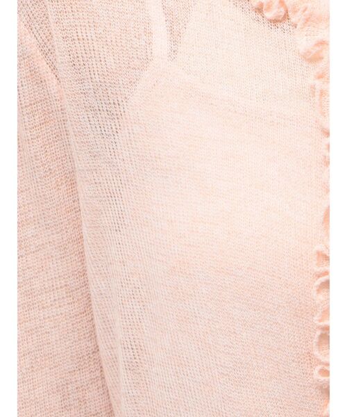 CALNAMUR(カルナムール)の「フリルカラーカーデ(ニット/セーター・レディース・ブルー/イエロー/ピンク・FREE)」の9枚目の写真