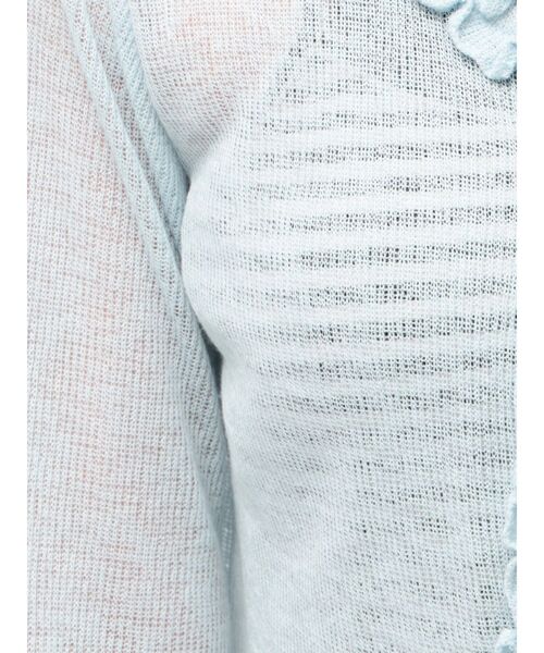 CALNAMUR(カルナムール)の「フリルカラーカーデ(ニット/セーター・レディース・ブルー/イエロー/ピンク・FREE)」の8枚目の写真