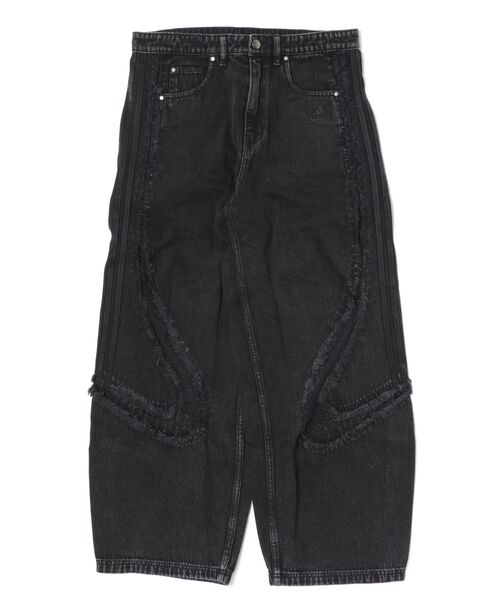 adidas(アディダス)の「adidas Originals/アディダス オリジナルス/TG WIDE D PT BL(デニムパンツ・レディース・ブラック/その他4・28/32/30)」の4枚目の写真