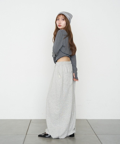 RAY CASSIN（レイカズン）の「ロゴビーニー（ニットキャップ/ビーニー・レディース・グレー/ブラック・FREE）」の16枚目の写真