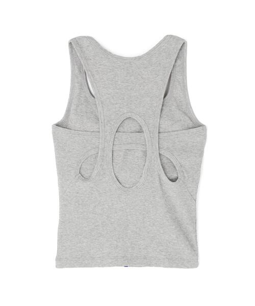 ROYAL FLASH(ロイヤルフラッシュ)の「MITSUKI/ミツキ/Face Print Tanktop(タンクトップ・レディース・ホワイト/グレー・F)」の5枚目の写真