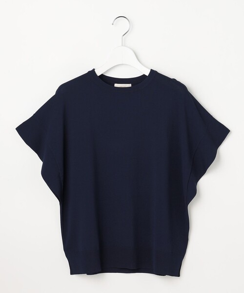 ANY SIS(エニィスィス)の「【and GIRL掲載/アイスタッチ】フレンチスリーブ ニット(ニット/セーター・レディース・ネイビー系/ブラック系2/ホワイト系/レッド系/スカイブルー系/ホワイト系2/ブルー系/黄土色系/ライトグレー系/ワイン系/ベージュ系2/グレー系2・X-SMALL)」の13枚目の写真