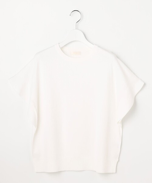 ANY SIS(エニィスィス)の「【and GIRL掲載/アイスタッチ】フレンチスリーブ ニット(ニット/セーター・レディース・ネイビー系/ブラック系2/ホワイト系/レッド系/スカイブルー系/ホワイト系2/ブルー系/黄土色系/ライトグレー系/ワイン系/ベージュ系2/グレー系2・X-SMALL)」の15枚目の写真