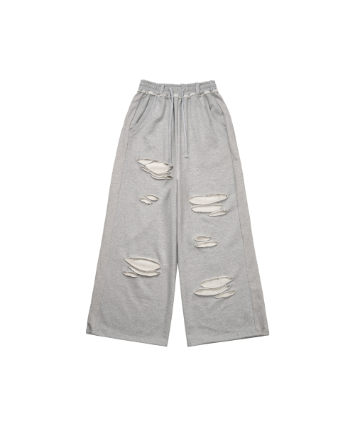 GILAARCHIVE（ギラアーカイブ）の「STITCHED BOLD LOGO SWEAT PANTS_GREY（スウェットパンツ・レディース・その他・MEDIUM/SMALL）」の4枚目の写真