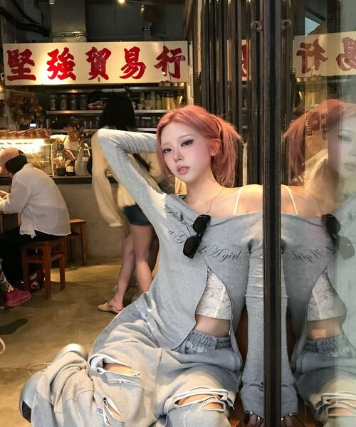 GILAARCHIVE（ギラアーカイブ）の「STITCHED BOLD LOGO SWEAT PANTS_GREY（スウェットパンツ・レディース・その他・MEDIUM/SMALL）」の8枚目の写真
