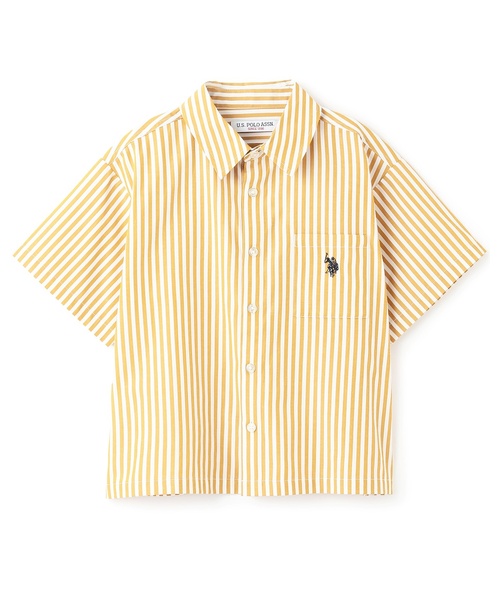 b・ROOM(ビールーム)の「【U.S. POLO ASSN.】半袖リラックスシャツ(シャツ/ブラウス・キッズ・ブルー/ネイビー/ブラック/ブルーグリーン/ベージュ系その他/グリーン・140cm/130cm/110cm/120cm/150cm/100cm)」の7枚目の写真