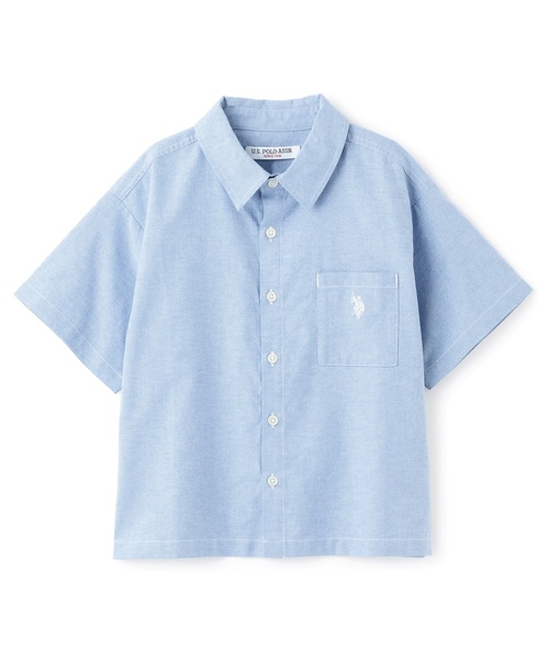 b・ROOM(ビールーム)の「【U.S. POLO ASSN.】半袖リラックスシャツ(シャツ/ブラウス・キッズ・ブルー/ネイビー/ブラック/ブルーグリーン/ベージュ系その他/グリーン・140cm/130cm/110cm/120cm/150cm/100cm)」の12枚目の写真