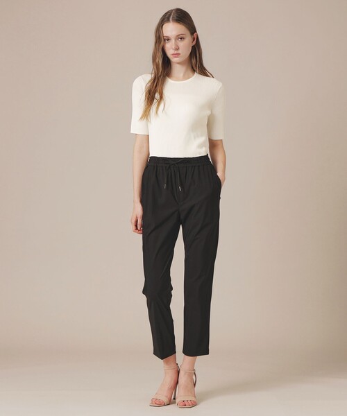 MACKINTOSH LONDON(マッキントッシュ ロンドン)の「【WEB・一部店舗限定】ハイツイストリブコットンプルオーバー(Tシャツ/カットソー・レディース・イエロー/ネイビー/オフホワイト・38/40)」の4枚目の写真