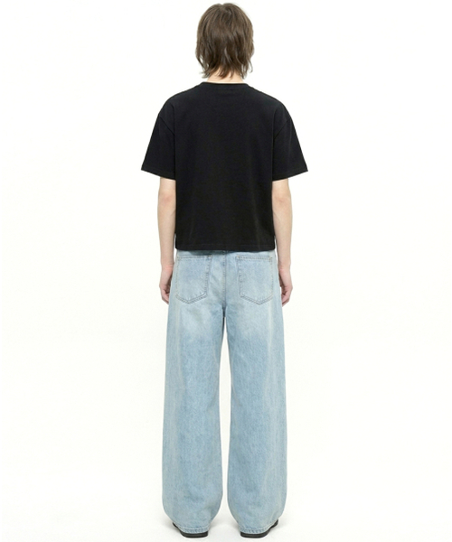 REBRENNER(リブレンナー)の「DTFモータースクールコットンクロップ半袖Tシャツホワイト(Tシャツ/カットソー・メンズ・ホワイト・MEDIUM/LARGE/X-LARGE)」の7枚目の写真