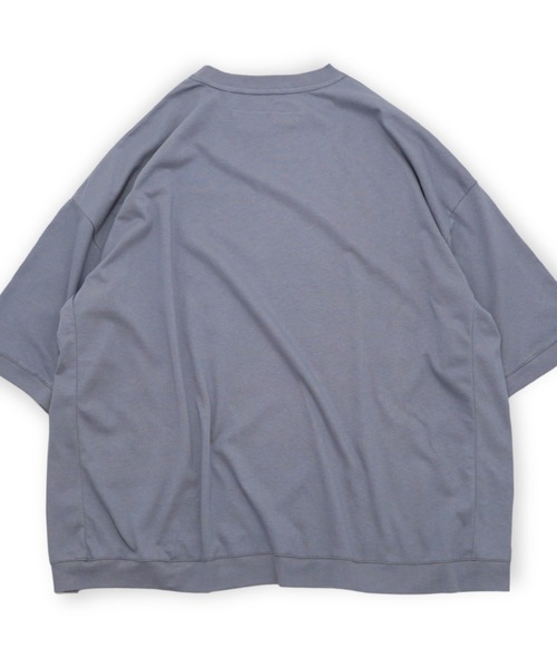 my beautiful landlet(マイビューティフルランドレット)の「【my beautiful landlet】 USA COTTON BIG T-SHIRT(Tシャツ/カットソー・メンズ・ブラック/オフホワイト/グレー/チャコールグレー・FREE)」の12枚目の写真