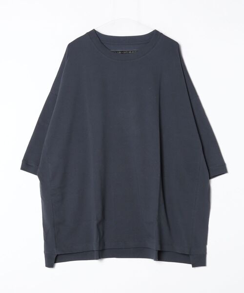 my beautiful landlet(マイビューティフルランドレット)の「【my beautiful landlet】 USA COTTON BIG T-SHIRT(Tシャツ/カットソー・メンズ・ブラック/オフホワイト/グレー/チャコールグレー・FREE)」の10枚目の写真