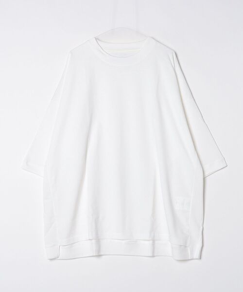 my beautiful landlet(マイビューティフルランドレット)の「【my beautiful landlet】 USA COTTON BIG T-SHIRT(Tシャツ/カットソー・メンズ・ブラック/オフホワイト/グレー/チャコールグレー・FREE)」の7枚目の写真