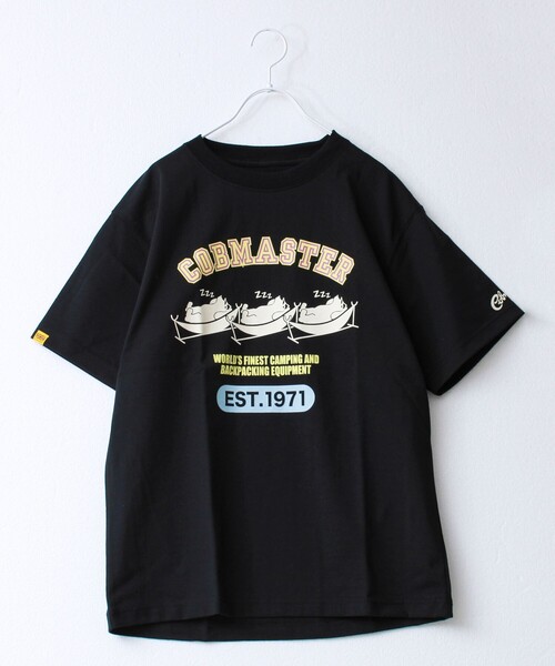 COBMASTER（コブマスター）の「【COBMASTER/コブマスター】T/C度詰め天竺ハンモックベアーTEE（Tシャツ/カットソー・メンズ・ライトブルー/アイボリー/ブラック・M/L）」の2枚目の写真