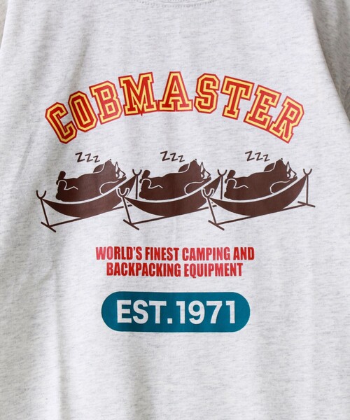 COBMASTER（コブマスター）の「【COBMASTER/コブマスター】T/C度詰め天竺ハンモックベアーTEE（Tシャツ/カットソー・メンズ・ライトブルー/アイボリー/ブラック・M/L）」の7枚目の写真