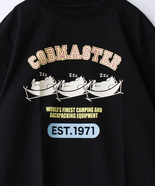COBMASTER（コブマスター）の「【COBMASTER/コブマスター】T/C度詰め天竺ハンモックベアーTEE（Tシャツ/カットソー・メンズ・ライトブルー/アイボリー/ブラック・M/L）」の9枚目の写真
