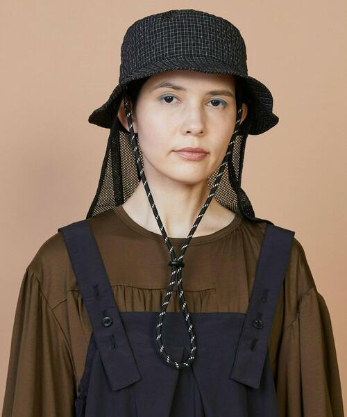 FRAPBOIS（フラボア）の「カバーハット（ハット・レディース・ブラック/ベージュ・FREE）」の2枚目の写真