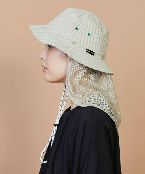FRAPBOIS（フラボア）の「カバーハット（ハット・レディース・ブラック/ベージュ・FREE）」の13枚目の写真