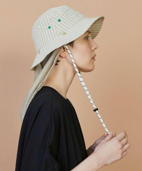 FRAPBOIS（フラボア）の「カバーハット（ハット・レディース・ブラック/ベージュ・FREE）」の15枚目の写真