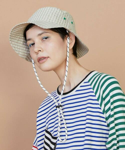 FRAPBOIS（フラボア）の「カバーハット（ハット・レディース・ブラック/ベージュ・FREE）」の16枚目の写真