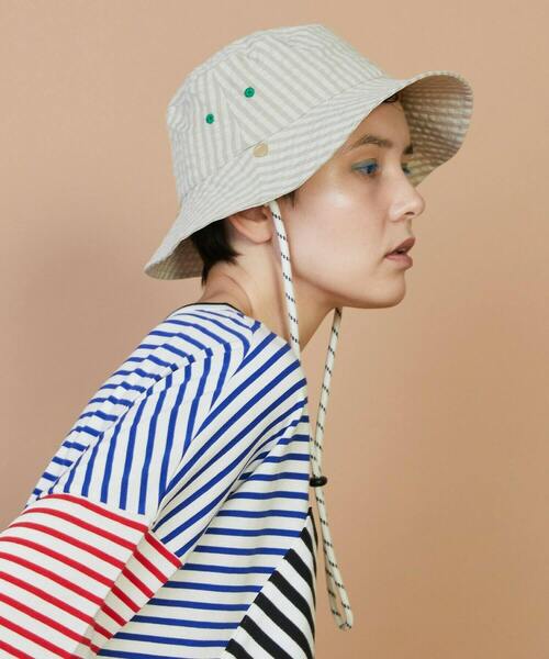 FRAPBOIS（フラボア）の「カバーハット（ハット・レディース・ブラック/ベージュ・FREE）」の17枚目の写真