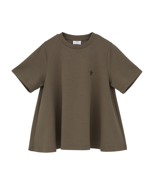 CONVERSE TOKYO(コンバーストウキョウ)の「VOLUME FLARE TEE(Tシャツ/カットソー・レディース・ベージュ/ネイビー/ブラウン・FREE)」の12枚目の写真