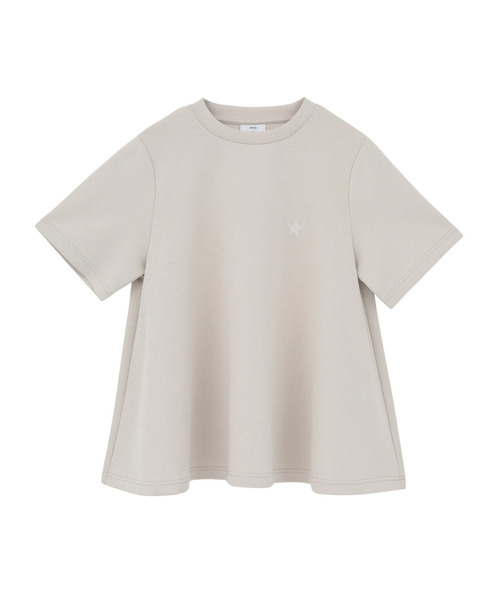 CONVERSE TOKYO(コンバーストウキョウ)の「VOLUME FLARE TEE(Tシャツ/カットソー・レディース・ベージュ/ネイビー/ブラウン・FREE)」の10枚目の写真