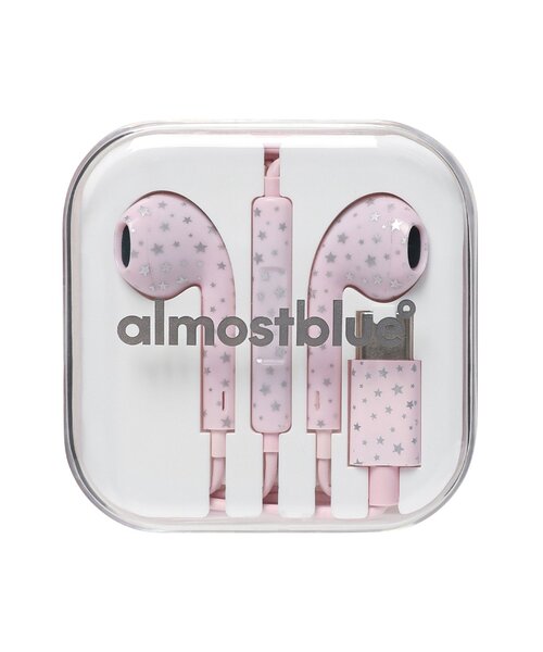 ALMOST BLUE  EARPHONES MILKYWAY イヤホン ALMOST BLUE SNOW EARPHONES MILKYWAY イヤホン（ヘッドフォン