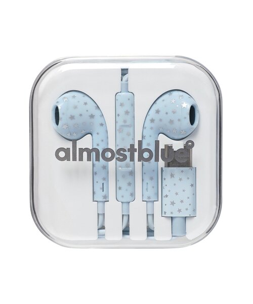 ALMOST BLUE SNOW EARPHONES MILKYWAY イヤホン（ヘッドフォン