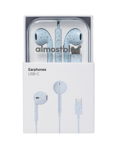 ALMOST BLUE  EARPHONES MILKYWAY イヤホン ALMOST BLUE SNOW EARPHONES MILKYWAY イヤホン（ヘッドフォン