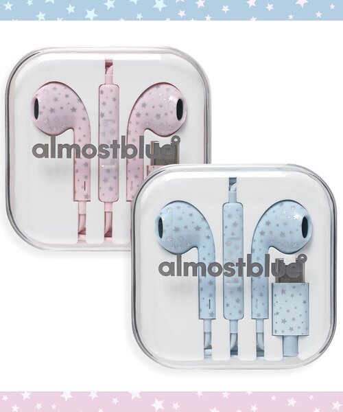 ALMOST BLUE SNOW EARPHONES MILKYWAY イヤホン（ヘッドフォン