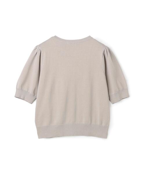 NATURAL BEAUTY BASIC（ナチュラルビューティーベーシック）の「フラワーモチーフカーディガン（カーディガン/ボレロ・レディース・ブラック/グレー系その他/オフホワイト・ﾌﾘ-）」の19枚目の写真