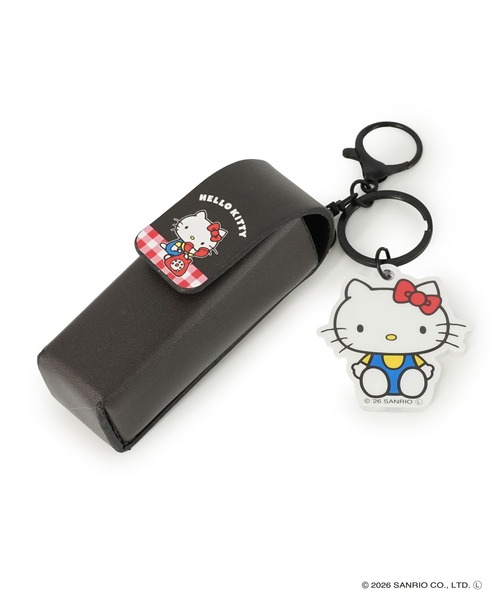 sanrio(サンリオ)の「Sanrio characters(サンリオキャラクターズ) リップケースチャーム チャーム付き SAN-0152 / ハローキティ レトロシリーズ(キーホルダー・レディース・レッド/ホワイト/ブラック/ブルー・FREE)」の2枚目の写真