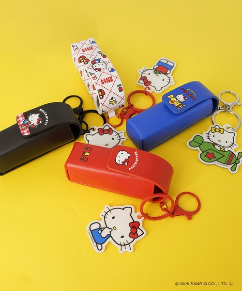 sanrio(サンリオ)の「Sanrio characters(サンリオキャラクターズ) リップケースチャーム チャーム付き SAN-0152 / ハローキティ レトロシリーズ(キーホルダー・レディース・レッド/ホワイト/ブラック/ブルー・FREE)」の5枚目の写真