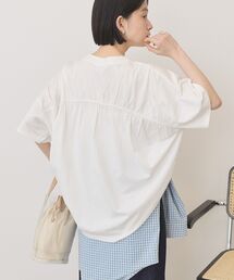 バックギャザーコクーンカットプルオーバー