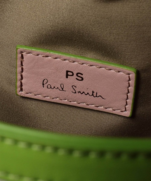Paul Smith(ポールスミス)の「PSカラーミックスSS26 2WAY ミニトートバッグ / 365003 WB240S(ショルダーバッグ・レディース・ピンク/キナリ・FREE)」の9枚目の写真