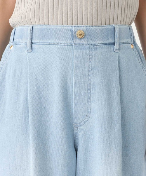 Elura(エルーラ)の「リネン混ストレッチデニム/670379(デニムパンツ・レディース・ライトブルー/ブルー・SMALL/MEDIUM/FREE(S))」の20枚目の写真