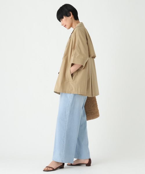 Elura(エルーラ)の「リネン混ストレッチデニム/670379(デニムパンツ・レディース・ライトブルー/ブルー・SMALL/MEDIUM/FREE(S))」の6枚目の写真