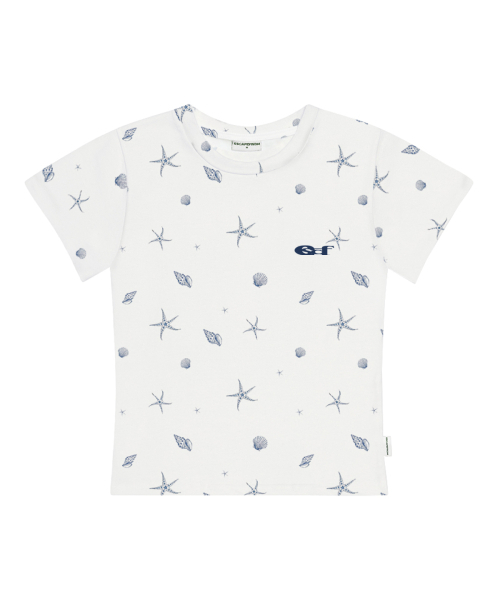ESCAPEFROM（エスケープフロム）の「スターフィッシュフルプリントスリムフィット半袖Tシャツアイボリー（Tシャツ/カットソー・レディース・その他・MEDIUM）」の2枚目の写真
