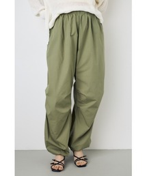 【サイズ,身長別画像あり】コットンパラシュートパンツ 春服 夏服 秋服 カーゴ 体系カバー ルーズ